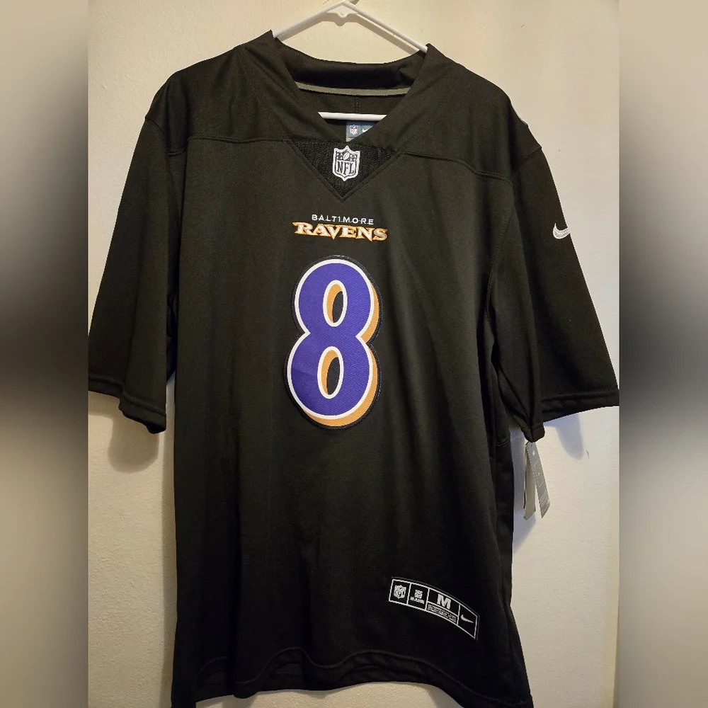 NFL Baltimore Ravens Black and Purple Jersey - Picture 1 of 4